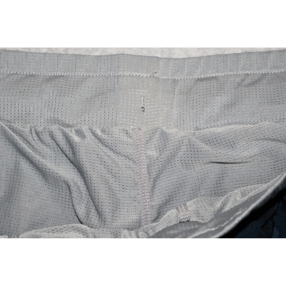 Fabletics Lined Gym Shorts Mens Medium Blue Camo 5